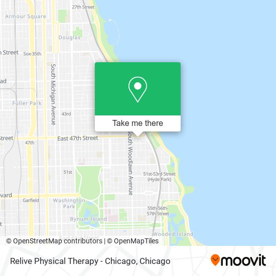 Relive Physical Therapy - Chicago map