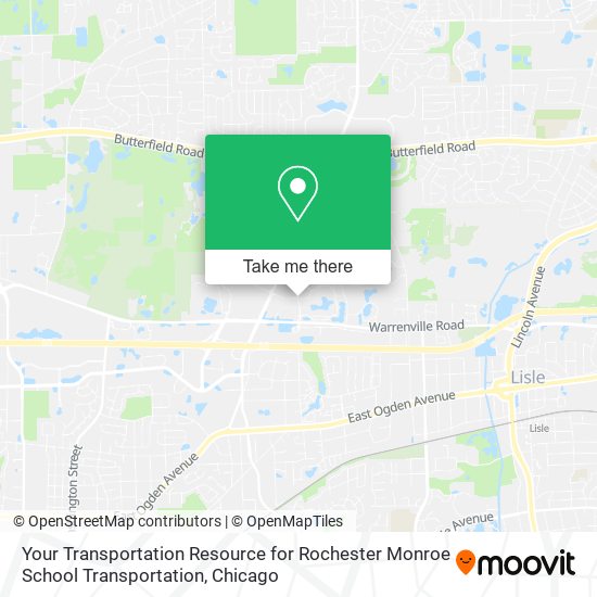 Mapa de Your Transportation Resource for Rochester Monroe School Transportation