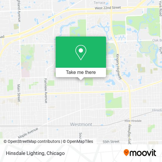 Hinsdale Lighting map