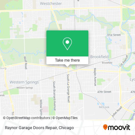 Mapa de Raynor Garage Doors Repair
