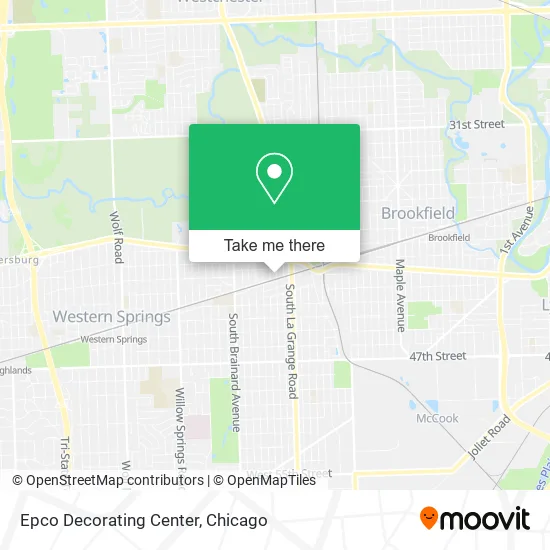 Epco Decorating Center map