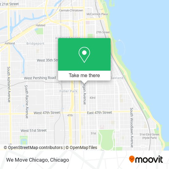 Mapa de We Move Chicago