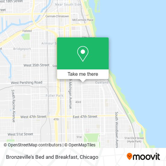 Mapa de Bronzeville's Bed and Breakfast