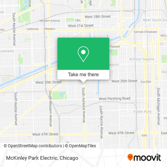 McKinley Park Electric map