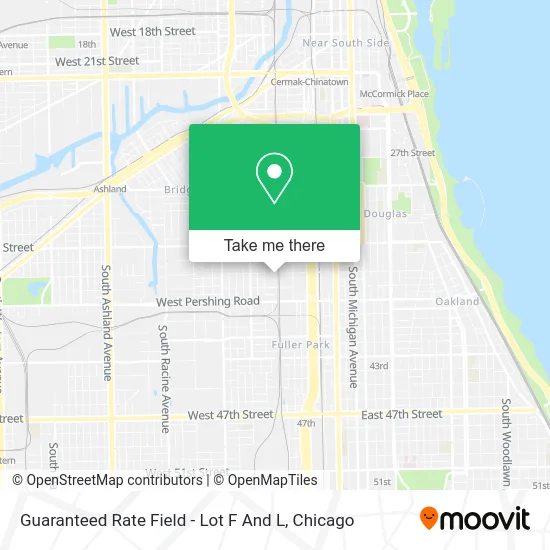 Guaranteed Rate Field - Lot F And L map