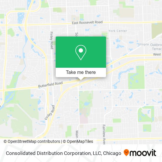 Consolidated Distribution Corporation, LLC map