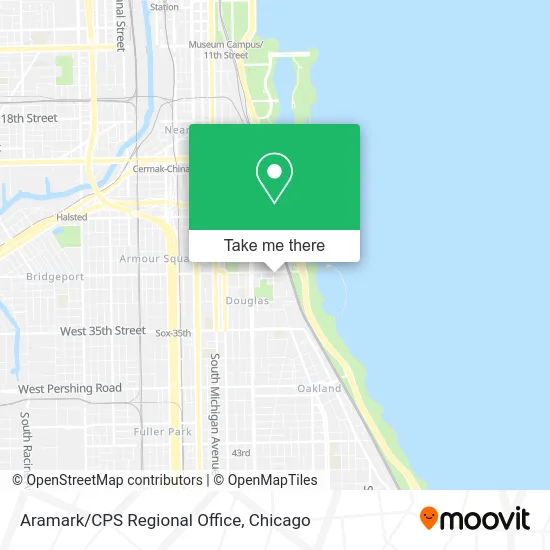 Aramark/CPS Regional Office map