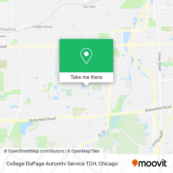 College-DuPage Automtv Service TCH map