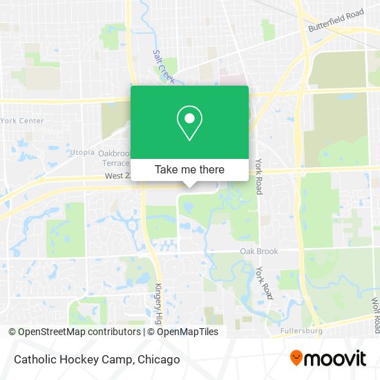Catholic Hockey Camp map
