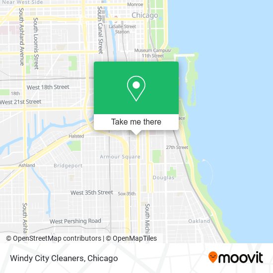 Windy City Cleaners map