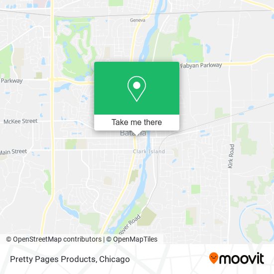 Pretty Pages Products map