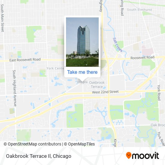 Oakbrook Terrace Il map