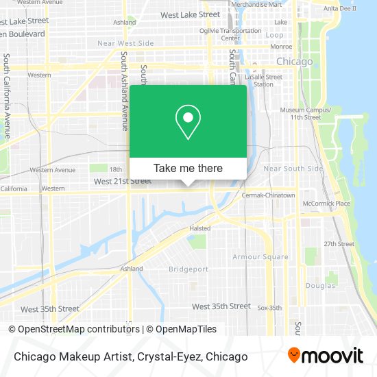 Chicago Makeup Artist, Crystal-Eyez map