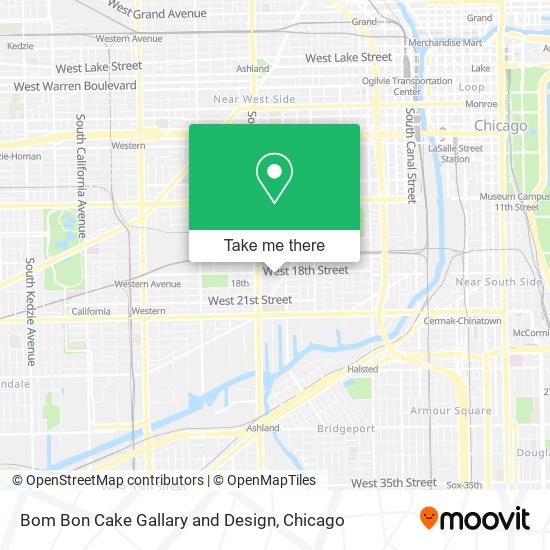 Bom Bon Cake Gallary and Design map
