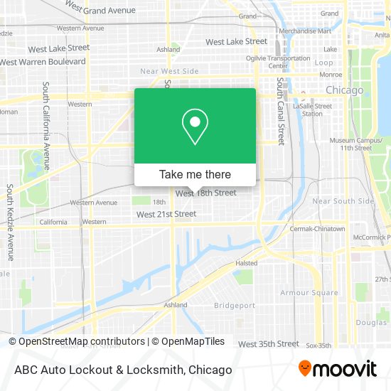 Mapa de ABC Auto Lockout & Locksmith