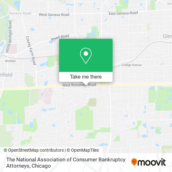 Mapa de The National Association of Consumer Bankruptcy Attorneys