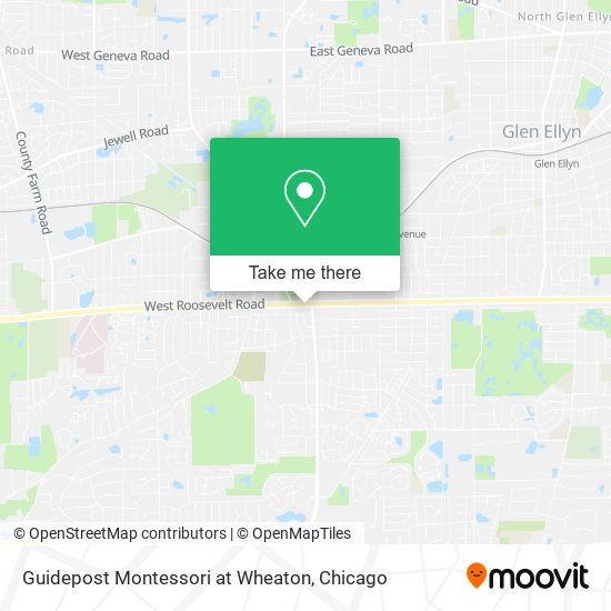 Guidepost Montessori at Wheaton map
