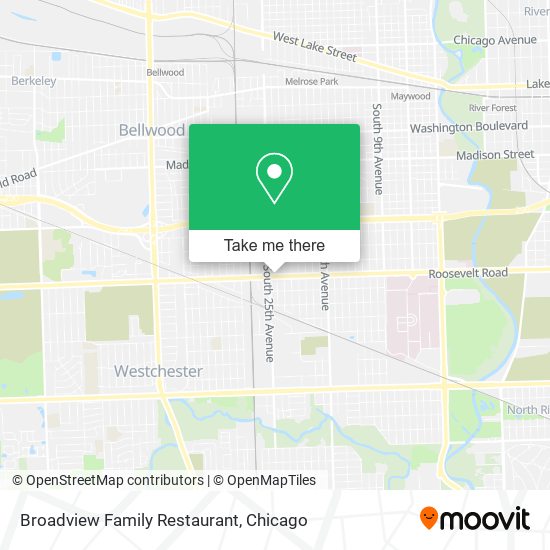 Broadview Family Restaurant map