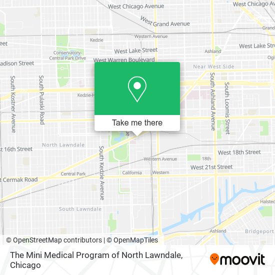 The Mini Medical Program of North Lawndale map