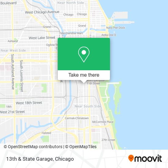 13th & State Garage map