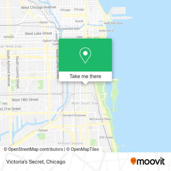 Victoria's Secret map