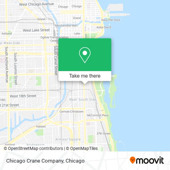 Mapa de Chicago Crane Company