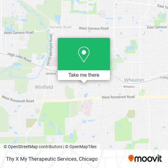 Thy X My Therapeutic Services map