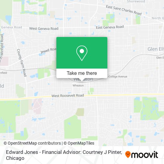 Mapa de Edward Jones - Financial Advisor: Courtney J Pinter