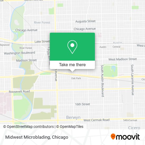 Midwest Microblading map