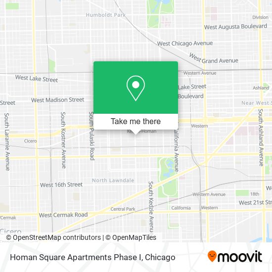 Homan Square Apartments Phase I map