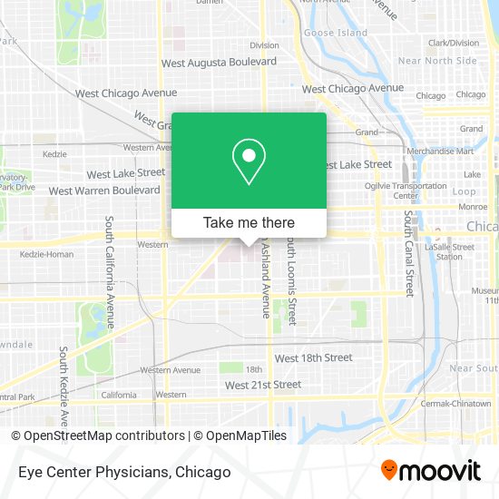 Eye Center Physicians map