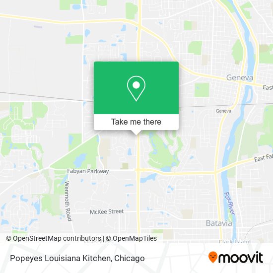 Popeyes Louisiana Kitchen map