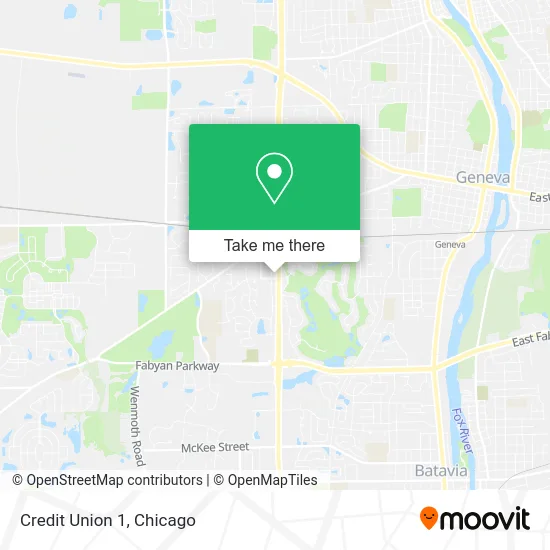 Credit Union 1 map