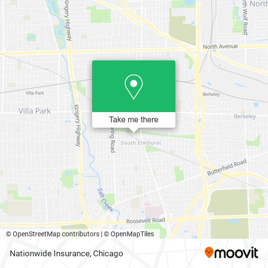 Mapa de Nationwide Insurance