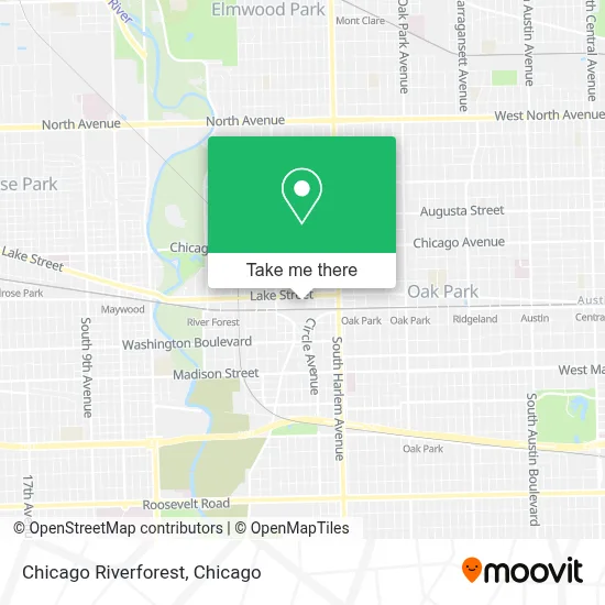 Chicago Riverforest map