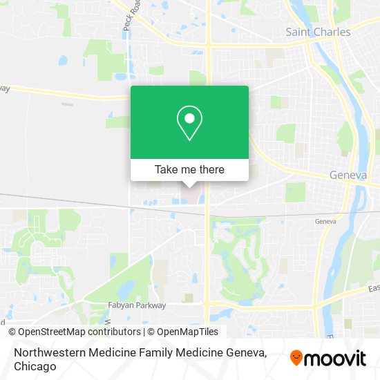 Northwestern Medicine Family Medicine Geneva map