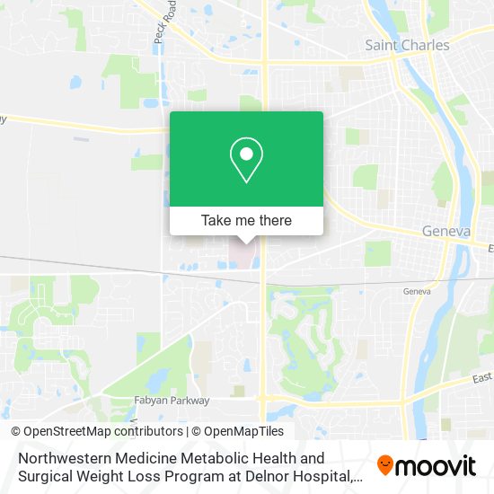 Mapa de Northwestern Medicine Metabolic Health and Surgical Weight Loss Program at Delnor Hospital