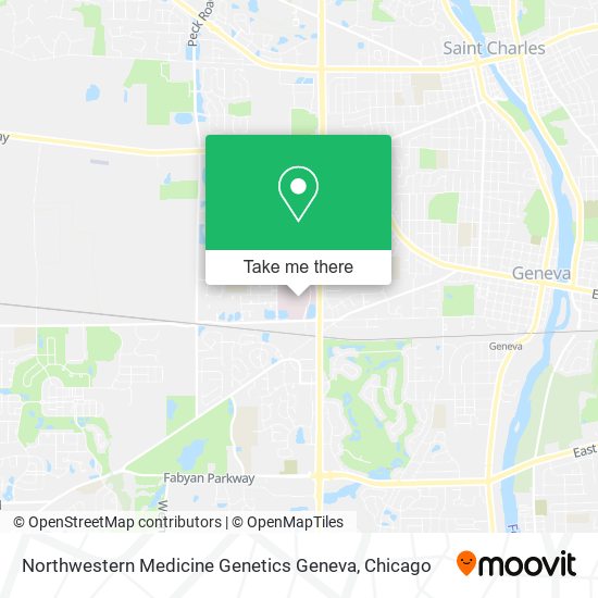Northwestern Medicine Genetics Geneva map