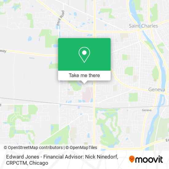 Mapa de Edward Jones - Financial Advisor: Nick Ninedorf, CRPCTM