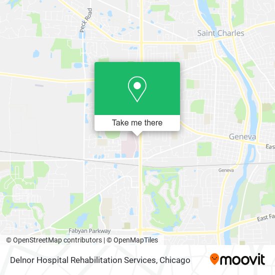 Delnor Hospital Rehabilitation Services map