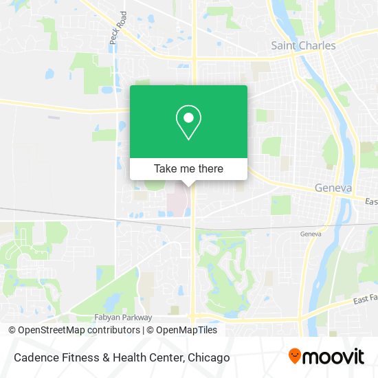 Cadence Fitness & Health Center map