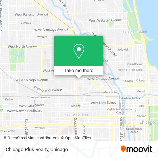 Chicago Plus Realty map