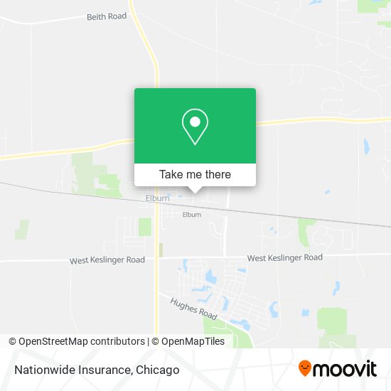 Mapa de Nationwide Insurance