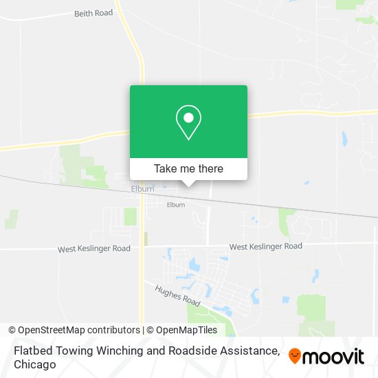 Mapa de Flatbed Towing Winching and Roadside Assistance