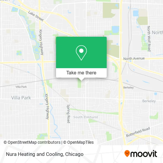 Nura Heating and Cooling map