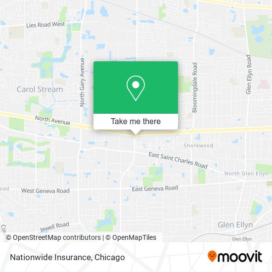 Nationwide Insurance map