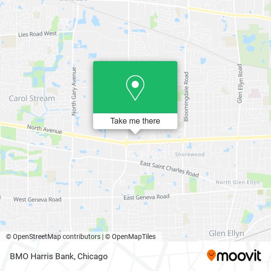 BMO Harris Bank map