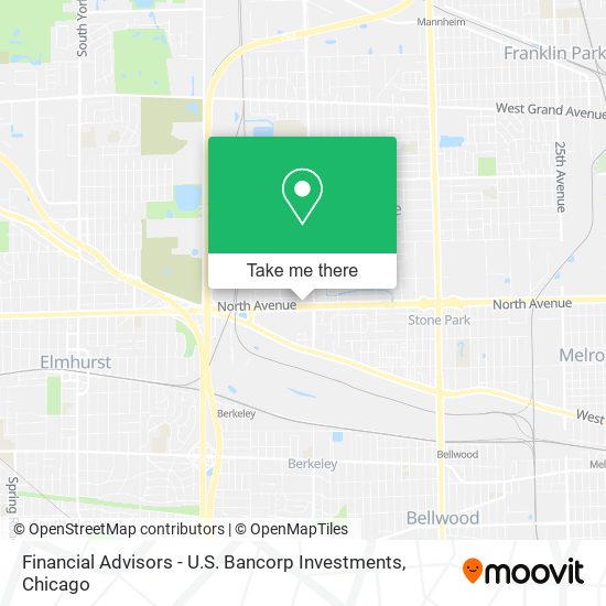 Financial Advisors - U.S. Bancorp Investments map
