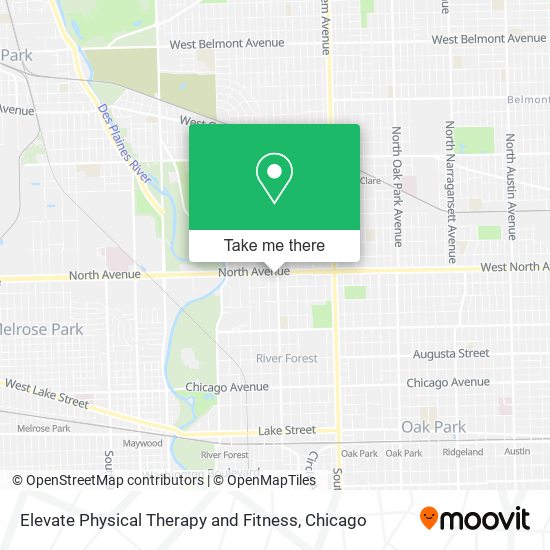 Elevate Physical Therapy and Fitness map