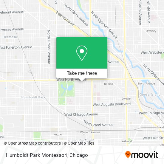 Mapa de Humboldt Park Montessori